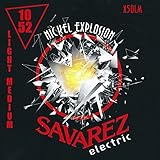 サバレス エレキギター弦 SAVAREZ NICKEL EXPLOSION LINE ELECTRIC GUITAR STRINGS (X50LM ライト/ミディアム MIX, 1セット)