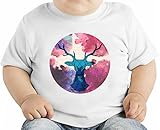 Colourful Deer オーガニックベビーTシャツ 12 - 18 Months