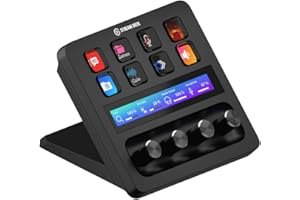 Elgato Stream Deck +, Audio Mixer, Production Console and Studio Controller for Content Creators, Streaming, Gaming, with Customizable Touch Strip dials and LCD Keys, Works with Mac and PC