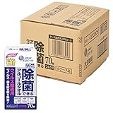 エリエール ウェットティッシュ 除菌ウイルス除去用 アルコールタイプ ボトル つめかえ用 70枚×9 【ハーフケース】