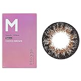 [ みみれむ イメージモデル カラコン ] Mirage (ミラージュ) 1month 2枚入り チョコブラウン14.8（度なし）[0.00]