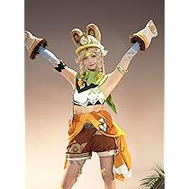 原神　カチーナ　コスプレ衣装　フルセット Amazon.co.jp: 原神 げんしん ナタ カチーナ Kachina コスプレ