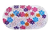 （ルノン）Lunon すべり止めマット 浴室 浴槽 介護用品 転倒防止 滑り止めシート 赤ちゃん 汚れ防止シート キッチン ペット 多用途 便利シート (花柄)