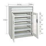 キャビネット保管庫・横ケント式(ボールスライドレール) K13-23ABGY