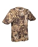 MIL-TEC Tシャツ 迷彩柄 コットン100 - MANDRA TAN Camo迷彩, US Men's S/日本メンズ M