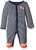 カーターズ Carter's カバーオール 前開き 長袖 足つき Cotton Snap-Up Sleep & Play NB (50-55cm)