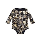 Liebeye ロンパース ハロウィーン　ベビー　ロンパース　幼児　クリーピング ジャンプ スーツ 柔らかいコットンロンパース かわいい赤ちゃん オーバーオールオープン股ボタン 73 (6-12 mo