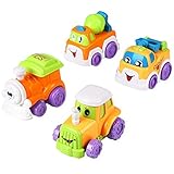Peradixクロールおもちゃ慣性City Building Cars Construction Vehicles Set for Children S4