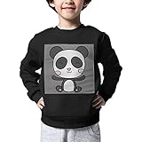 Pinono かわいくておかしい微笑んでいる赤ちゃんパンダ子供服 キッズ セーター 長袖 新作 子ども セーター ニット　コットン 男の子 トップス 子供 カジュアル ニット 丸首 快適 入園式 発表