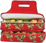Picnic Plus ACM-721HO Picnic Plus Entertainer Hot & Cold Food Carrier - Holly