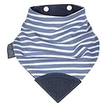 Cheeky Chompers Neckerchew Bib - Preppy Stripes by Cheeky Chompers [並行輸入品]