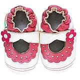 モモベビー乳幼児/トドラー レース&花 メリージェーン ソフトソールレザーシューズ ネイビー 12-18 ヶ月/4.5-5.5 M 米国トドラー (インポート)