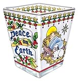 AMIA プチ ヴォティーフ 手描き カラフルな 地球の平和 デザイン 3インチ 高【並行輸入品】+NONOKUROオリジナルミニミニクロス