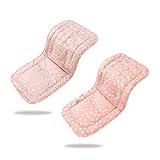 柔らかく、リバーシブルの赤ん坊の純粋な綿のベビーカーの車の座席はさみ金乳母車の挿入の携帯用変更のパッド、普遍的でカバーベビーのサイズ32x80 の cm の幼児のクッションパッド(花、オレンジ)