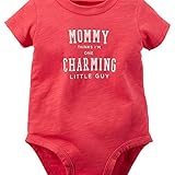 カーターズ Carter's ボディスーツ 半袖 綿100% Charming Little Guy Bodysuit NB (50-55cm)