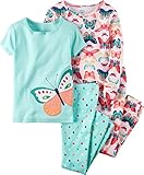 カーターズ Carter's ベビー パジャマ 上下4点セット 4-Piece Snug Fit Cotton PJS 12M (72-78cm)