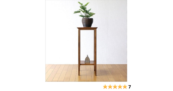 Amazon Co Jp 花台 花瓶台 フラワースタンド おしゃれ 無垢材 木製 観葉植物 玄関 飾台 チーク花台70 Wat7270 Diy 工具 ガーデン