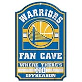 NBA Golden State Warriors 38400012木製サイン、11 " x 17インチ、ブラック
