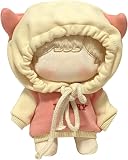 AXLUCE ぬい服-ぬいぐるみ-服-20cm パーカー 人形 (イエロー帽子, 20cmぬいぐるみ用)