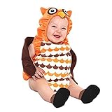 Boo Babies Halloween Costume What a Hoot Owl Sz 0-9 Months 3 Pieces Brown Orange [並行輸入品]