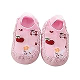 夏の新生児Prewalkerのための赤ちゃんソックス（ピンク、ショート）