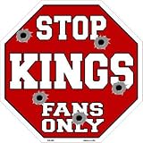 スマートブロンドKingsファンのみメタルノベルティOctagon Stop Sign bs-296