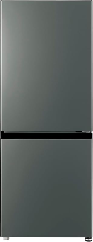 AQUA 2ドア 冷蔵庫 201L 幅53cm 大容量 冷蔵室133L冷凍室68L ダークシルバー AQR-20R(DS)
