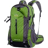 FENYI 登山リュック 50L リュック 大容量 ザック バックパック 撥水 防災リュック 耐久性 防水 防震 通気 レインカバー付き 14インチパソコン収納間隔 多機能バッグ 各種ポケット搭載 ア