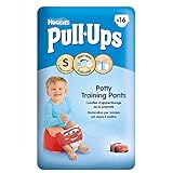 Huggies Pull-Ups Potty Training Pants for Boys Size 4 Small 8-15kg (16 per pack) 男の子サイズ4小さな8～15キロのため