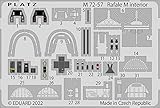 プラッツ 1/72 ラファールM エッチングパーツ コクピット用 プラモデル用パーツ M72-57