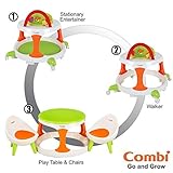 Combi Go and Grow Walker, Play Table and Chairs, Green, Small by Combi [並行輸入品]