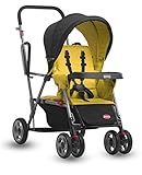 joovy Caboose カブース スタンディングボード付 2人乗りベビーカー [並行輸入] (イエロー)