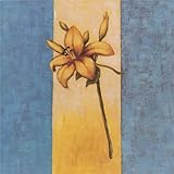 の高品質ポリエステルキャンバス地の油絵AイエローLily」、サイズ: 12 x 12 Inch / 30 x 31 cm、このReproductionsアート装飾プリントキャンバスは、フィットのバーギ