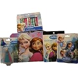 Disney Frozen Anna Elsa Lunchbox Sticker Book Large Jumbo Crayons Collectible Pins Figurine Toy [並行輸