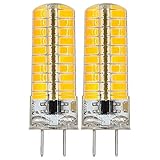 REELCO 2-Pack Mini G8 T4 Base Bi-pin LED 6Watt Dimmable LED Light Bulb corn light AC 110V-120V Cool 