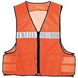 メッシュベスト カラー:063オレンジ サイズ:F