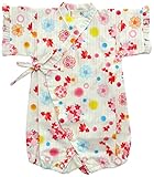 村信 金魚柄 甚平風ロンパス 80cm オフ 71699 日本製