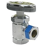 LASCO 06 – 7025角度ストップバルブ 3/8-Inch Female Iron Pipe x 3/8-Inch Compression 06-7201 1