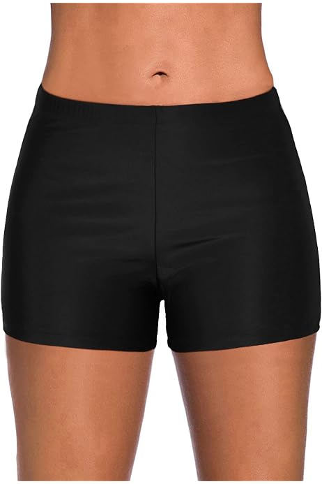 Swim Bottom Boy Leg Tankini Shorts 