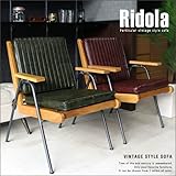 アンティーク風 一人掛けソファ Ridola リドラ アイアン 1人掛けソファ 1P クラシック コンパクト 一人用 1人用 ソファー ヴィンテージ調 ビンテージ風 西海岸風 北欧風 モダン おしゃれ 選択,レッド