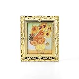 Odoria 1/12 ミニチュア 絵画 額縁 壁掛けアート ドールハウス 小物, ゴッホ