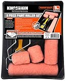 kingorigin9インチペイントローラーキット8piece Set with 9-inchペイントトレイwithプレミアム品質30007 F
