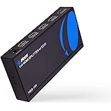 4K 1x4 HDMI Splitter 1 in 4 Out by OREI - Ultra HD @ 30 Hz 1x4 Ver. 1.4 HDCP, Power HDMI Supports 3D Full HD 1080P for Xbox, 