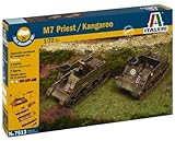 プラッツ イタレリ 1/72 WW2 アメリカ M7プリースト/カンガルー 2輌セット プラモデル IT7513 (戦車)