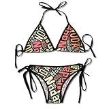 水着 レディース 鹿部町 ビキニ 2点セット スイムウェア ビーチ 女性用 みずぎ 温泉 海水浴 One Size Black