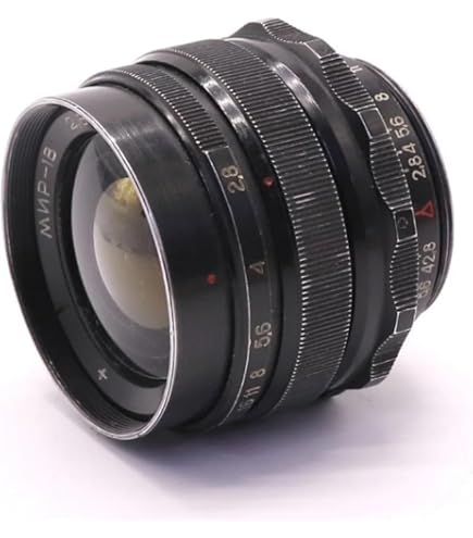 Amazon | ※オールドレンズ※MIR-1 37mm/f2.8 初期型 ブラック M42