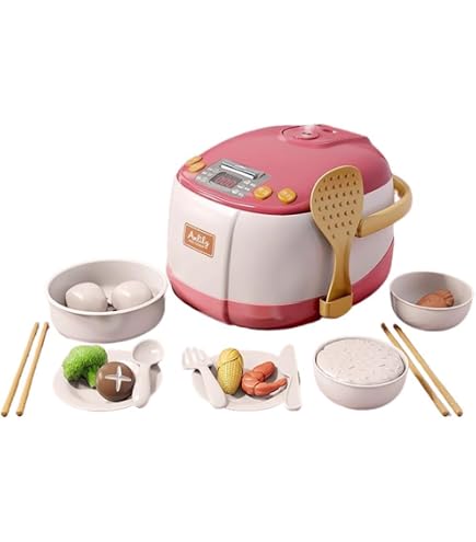 Amazon | ACSJYJK 22個セット 子供用キッチンセットふり炊飯器おもちゃ
