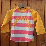 hua kupu(フアクプ) HAPPY L/S TEE Tシャツ (70-80) 70,ピンク