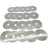 60 ミリメートル ロータリー 20 パック カッター詰め替え ブレード Sks-7鋼ロータリー カッター刃60 ミリメートル * 10 ミリメートル * 0.3 ミリメートル フィット オルファ フ