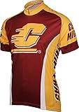 中央ミシガンChippewas NCAAサイクリングジャージー イエロー